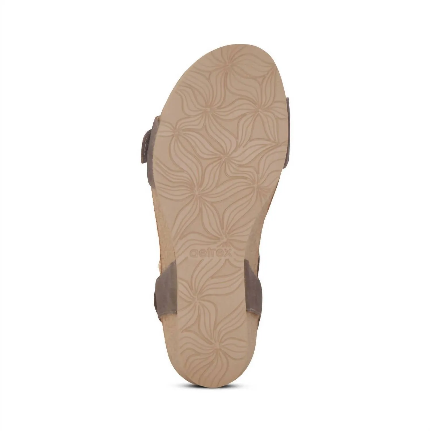Aetrex - LEXA QUARTER STRAP WEDGE SANDAL