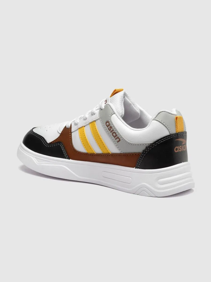 ASIAN Men Striped Memory Foam Insole Sneakers