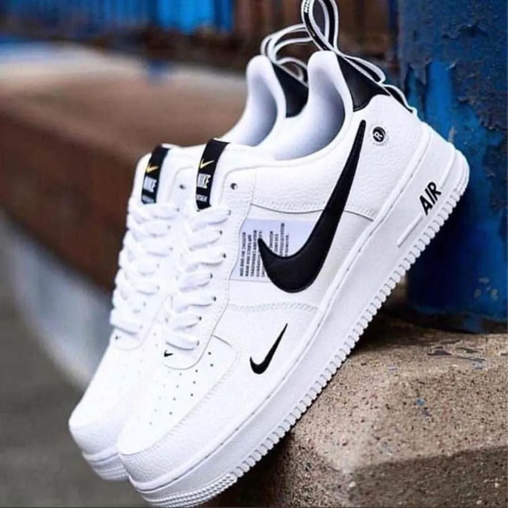 Black Smooth Custom Air Force 1