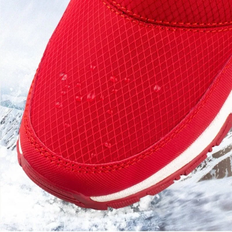 Cuzcare Waterproof Women Snow Boots Nonslip Plush Orthopedic Shoes