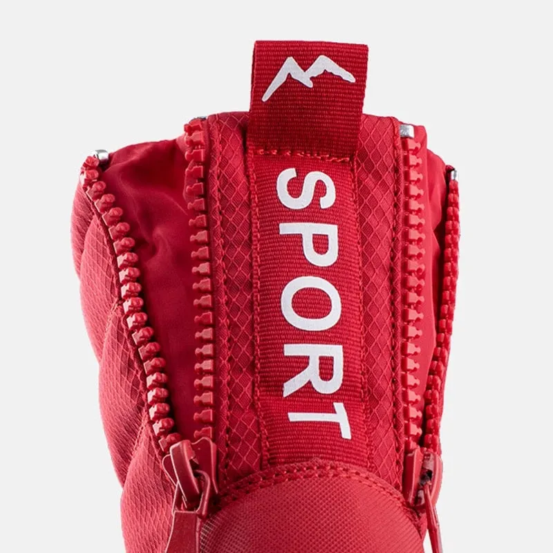 Cuzcare Waterproof Women Snow Boots Nonslip Plush Orthopedic Shoes