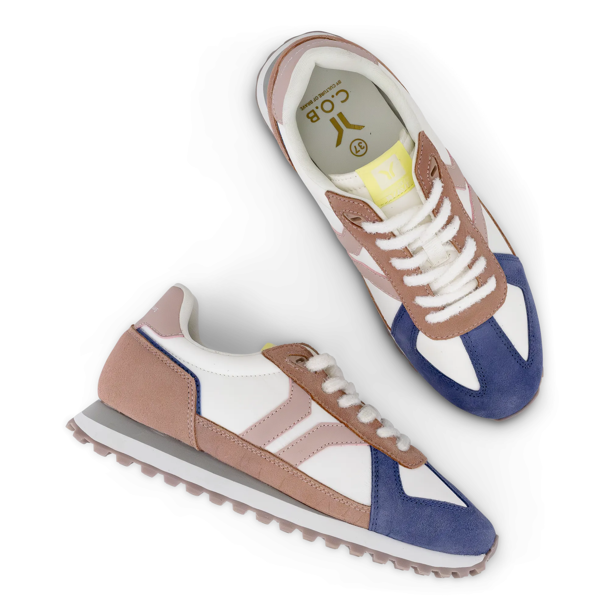 Joy Womens Sneaker in Pink-Purple