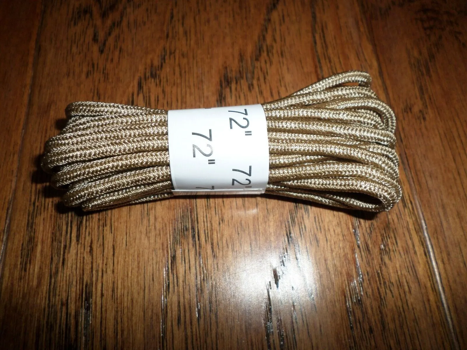 NEW U.S MILITARY STYLE  BOOT LACES KHAKI NYLON 72 INCHES 1 PAIR