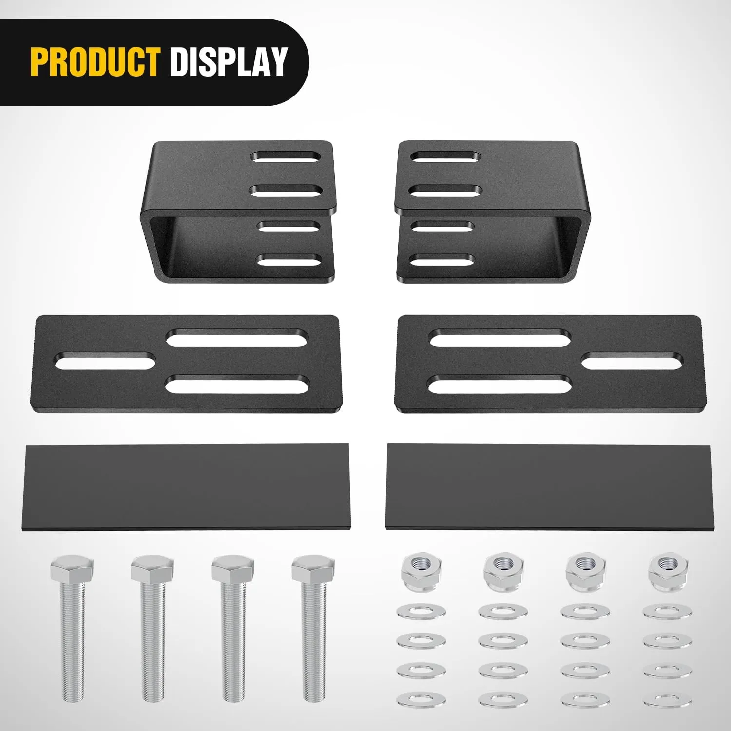Non-Slip Clip Vehicle Roof Luggage Rack Lightbar Mounts