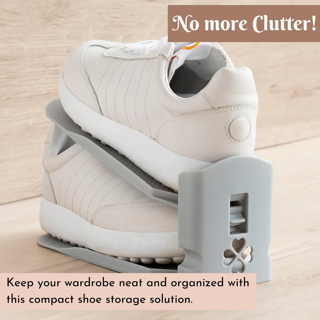 ShoeStack Adjustable Compact Shoe Organiser